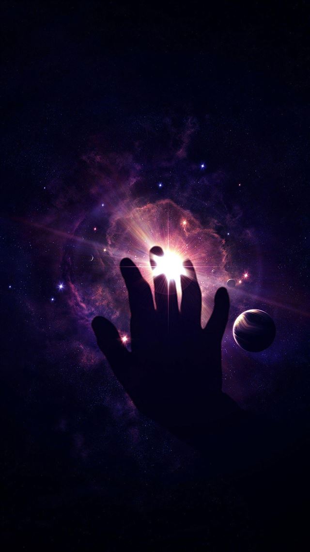 1080x1920 Touch Galaxy Lights - shine iPhone 8 Wallpaper