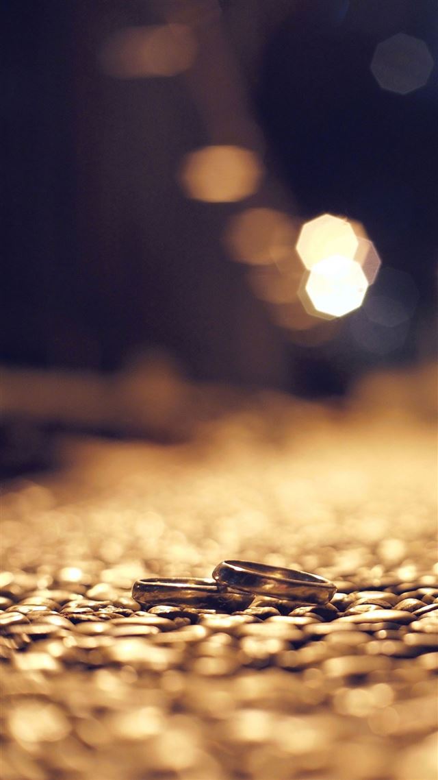 1080x1920 Dusky Street Rings Bokeh - night iPhone 8 Wallpaper