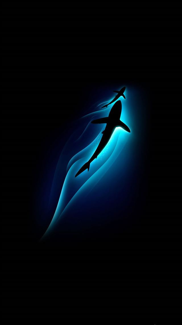 1080x1920 Sharks Ocean Depth Light  - sharks iPhone 8 Wallpaper