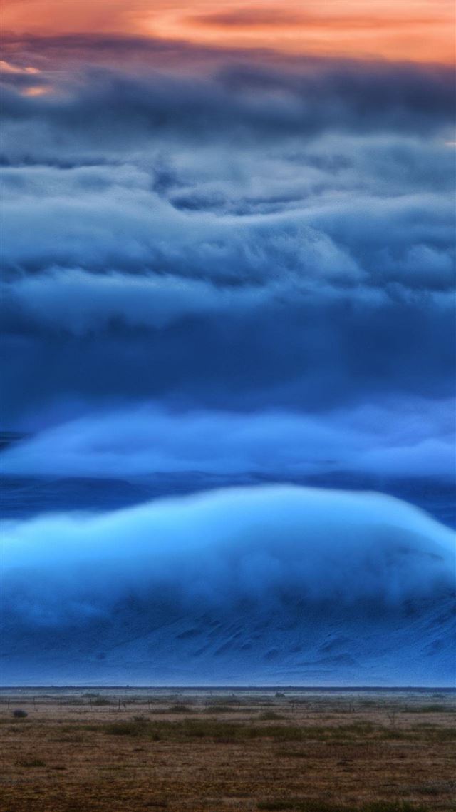 1080x1920 Mountain Covered In Clouds -  iPhone 8 Wallpaper