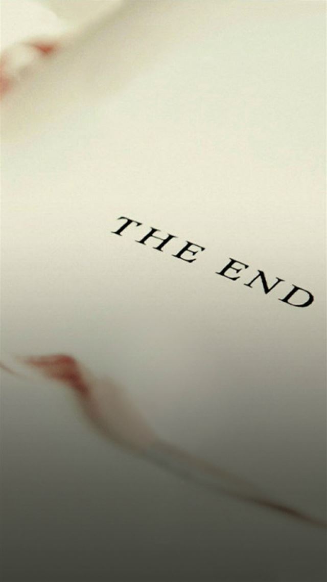 1080x1920 Simple Book End - aesthetic iPhone 8 Wallpaper