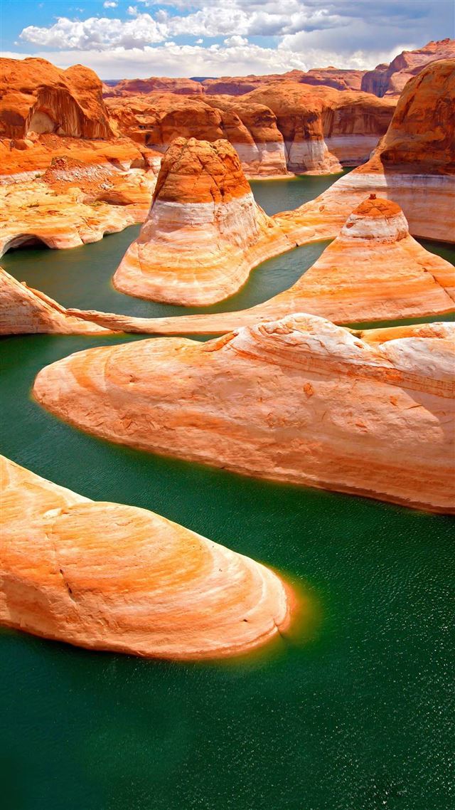 1080x1920 Glen Canyon Rock Formations Landscape - rock iPhone 8 Wallpaper