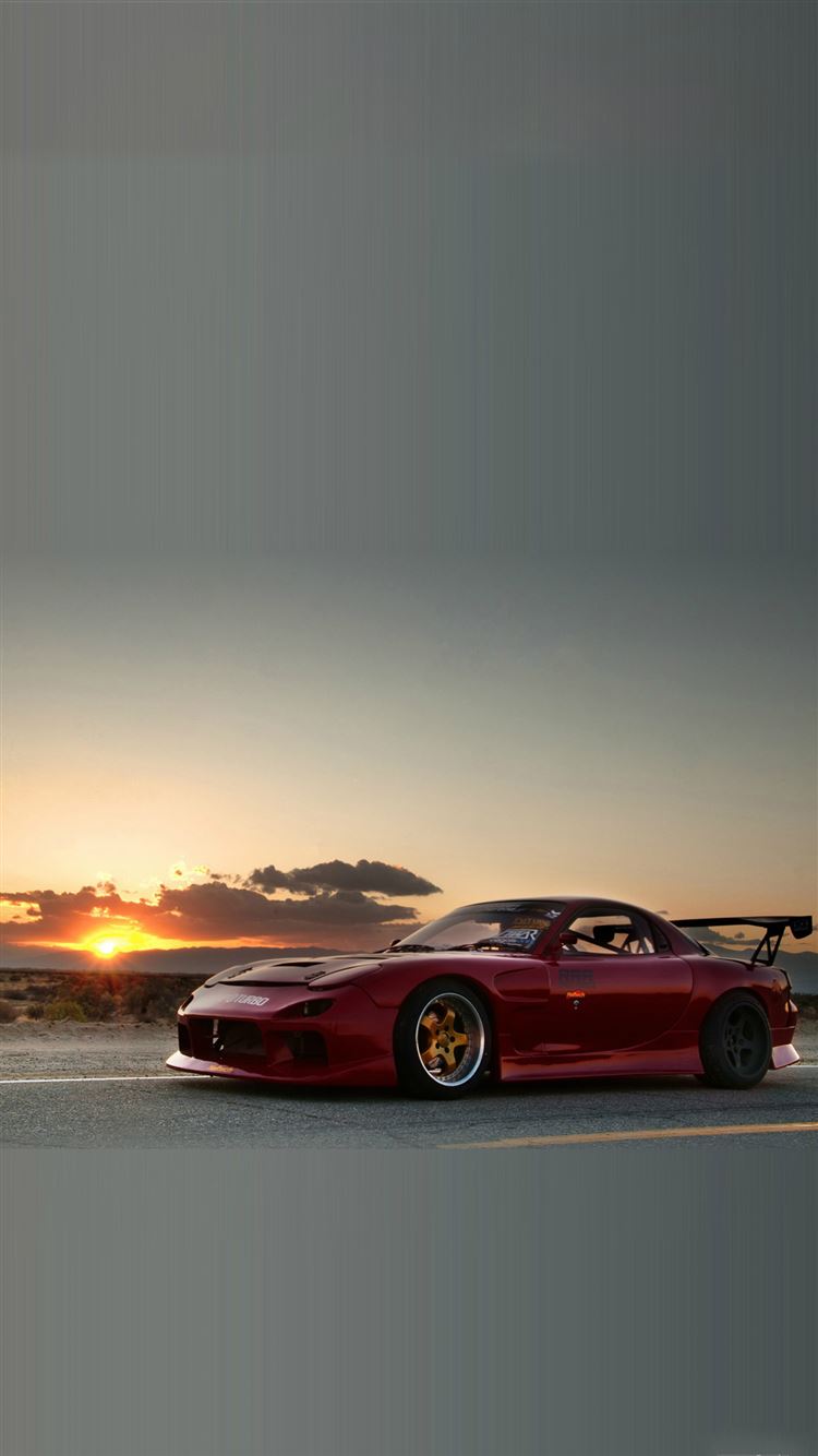 Mazda Rx7 Sunset Iphone 8 Wallpapers Free Download
