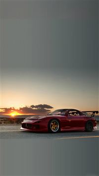 Mazda RX7 Sunset  wallpaper