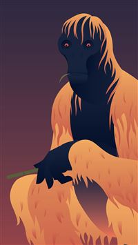 Halloween Ape iPhone 6(s)~8(s) wallpaper