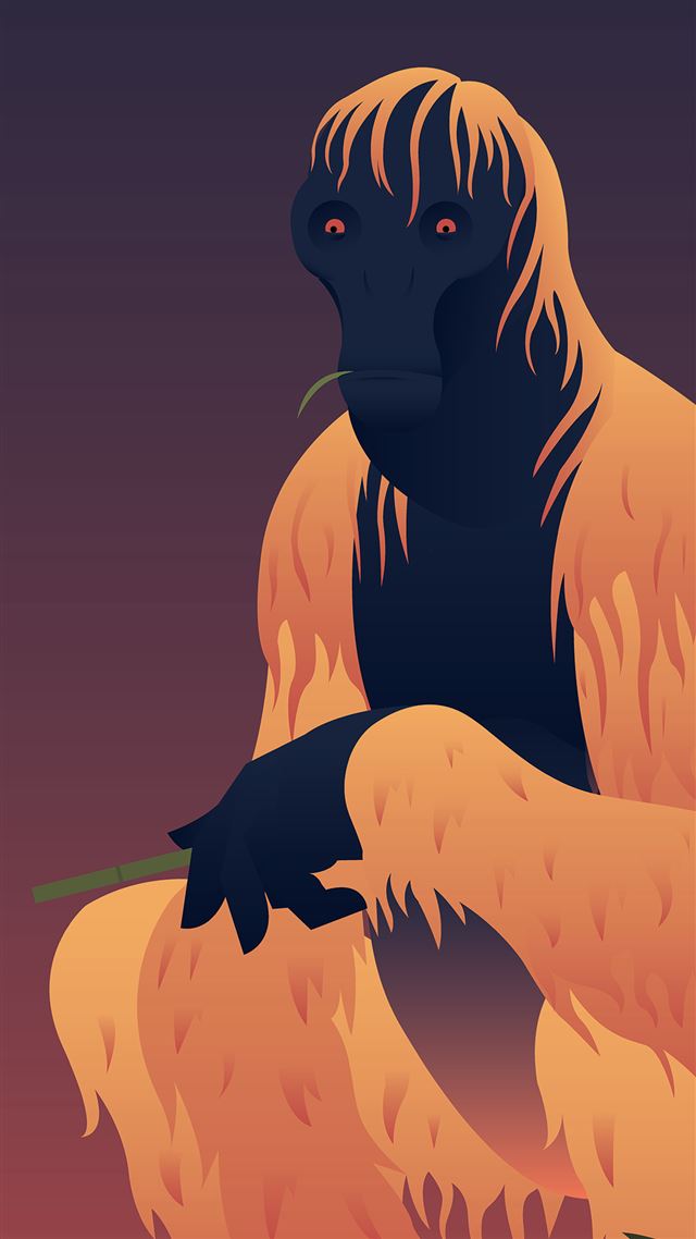 1080x1920 Halloween Ape -  iPhone 8 Wallpaper