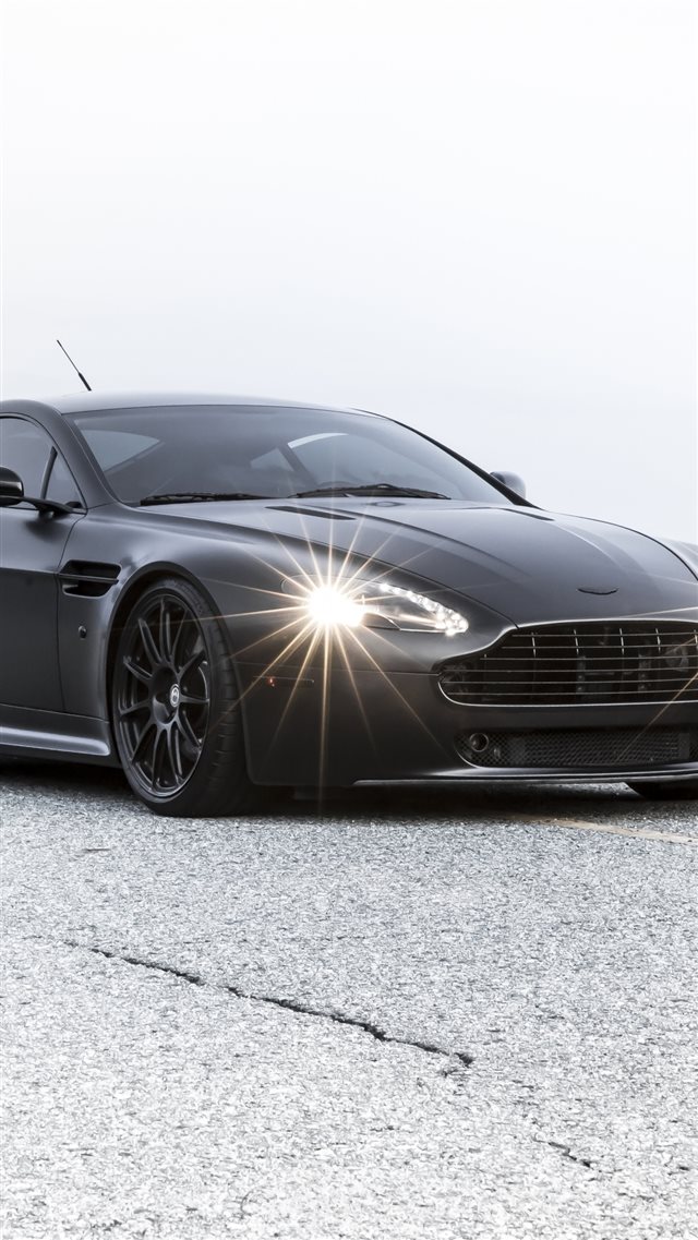 1080x1920 Aston Martin Vantage Black Bump - luxury iPhone 8 Wallpaper