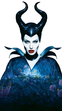 Maleficent Angelina Jolie Horns Fairy Tail wallpaper