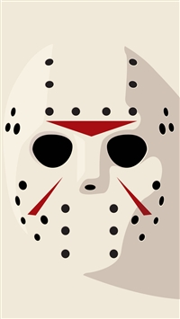 Jason Friday 13th Hockey Mask iPhone 6(s)~8(s) wallpaper