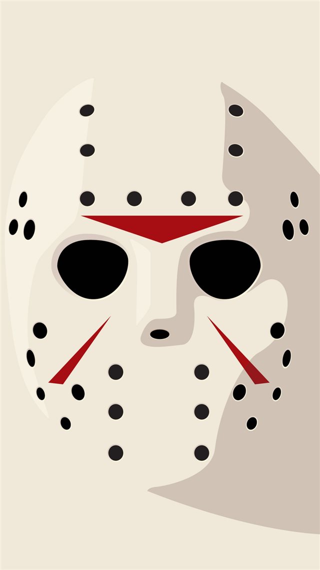 1080x1920 Jason Friday 13th Hockey Mask - abstract iPhone 8 Wallpaper