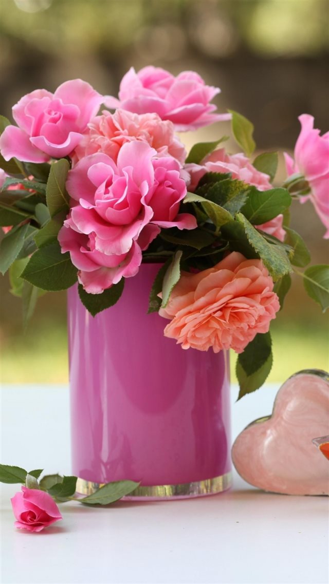 1080x1920 Vase Flowers Candles Holders Toys -  iPhone 8 Wallpaper