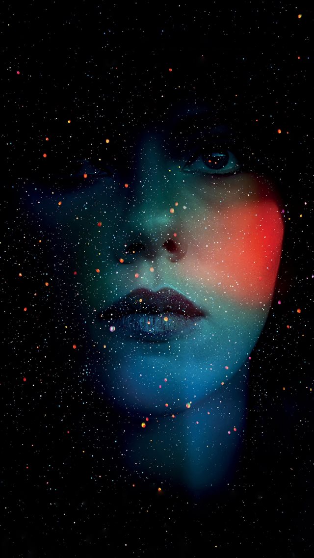 1080x1920 Face Abstract Shiny Dark - face iPhone 8 Wallpaper