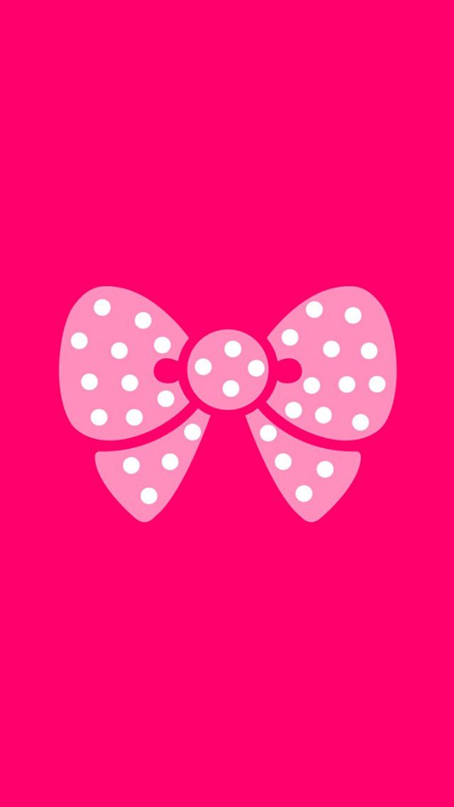 1080x1920 Cute Lovely Bowknot - background iPhone 8 Wallpaper