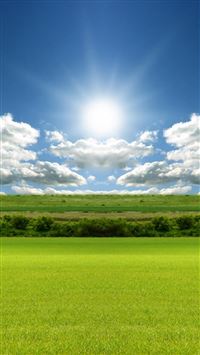 Sunlight Nature Green Field Sky wallpaper
