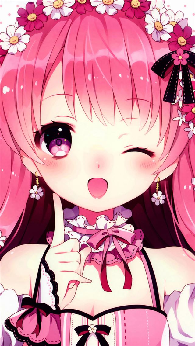 1080x1920 Anime Cute Girl -  iPhone 8 Wallpaper