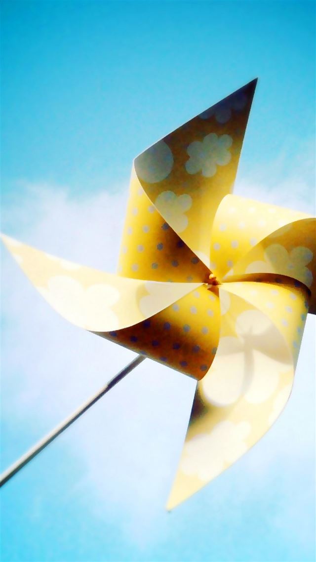 1080x1920 Yellow Pinwheel Macro White Flowers Summer - brown iPhone 8 Wallpaper