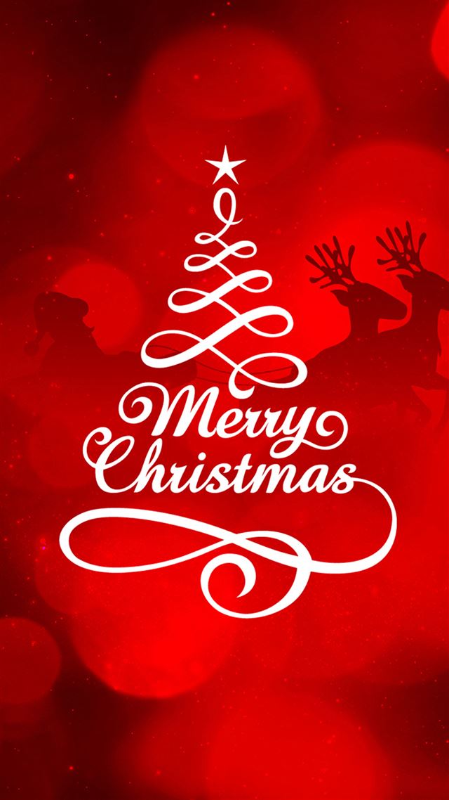 1080x1920 Christmas Dream Tree - brown iPhone 8 Wallpaper