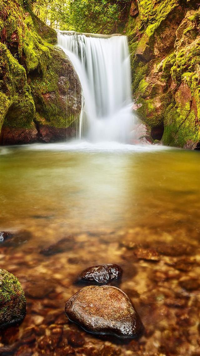 1080x1920 Beautiful Waterfall Landscape - rock iPhone 8 Wallpaper