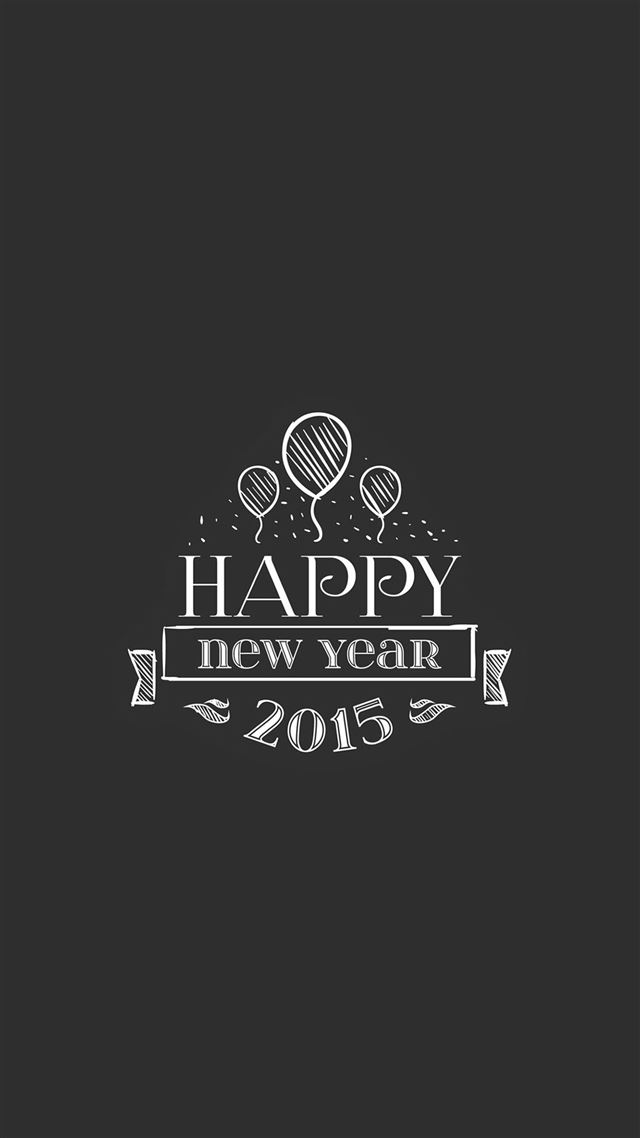 1028x1920 Happy New Year 2015 Retro Insignia - festive iPhone 8 Wallpaper