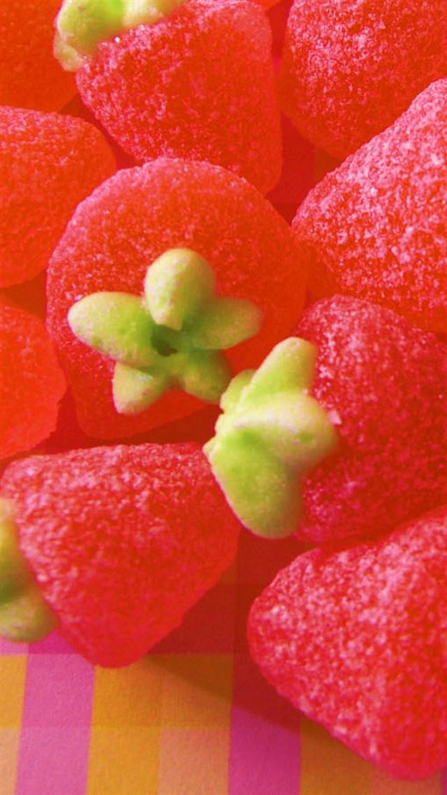 1080x1920 Strawberry Candy -  iPhone 8 Wallpaper