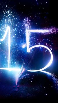 2015 New Year Fireworks wallpaper