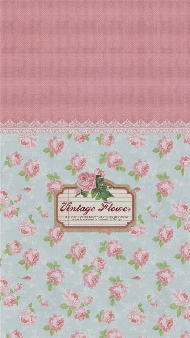 1080x1920 Vintage Flowers Pattern Sign  - background iPhone 8 Wallpaper