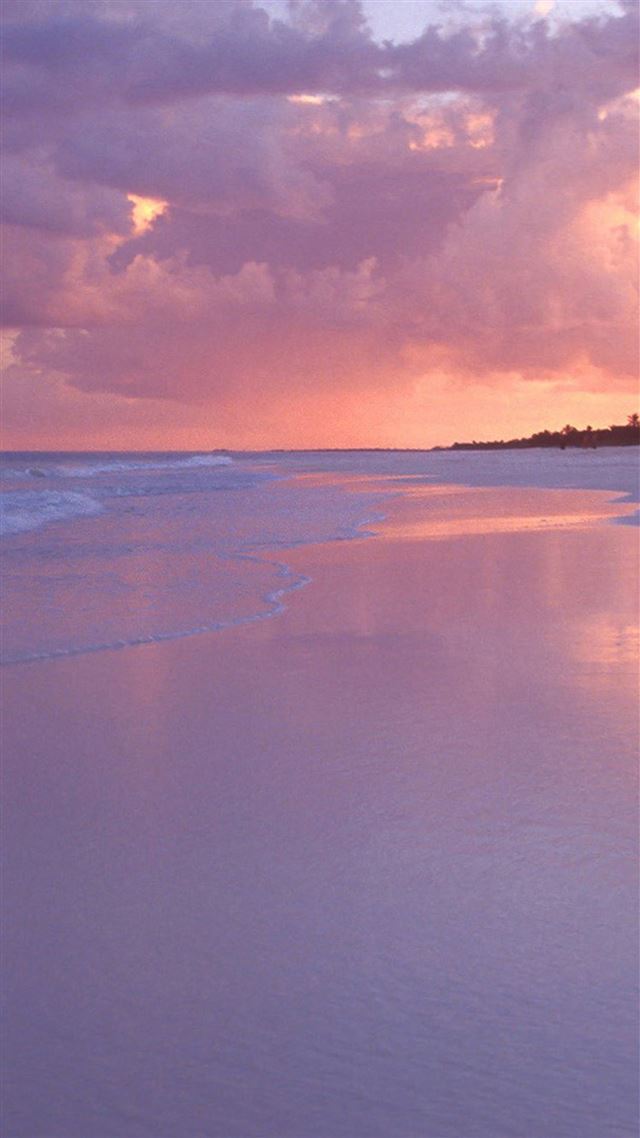 1080x1920 Pure Dreamy Dusk Beach Landscape - sea iPhone 8 Wallpaper