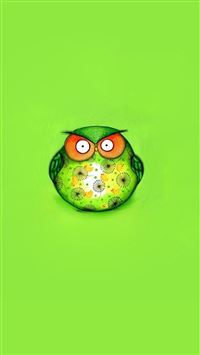 Cute Green Bird wallpaper