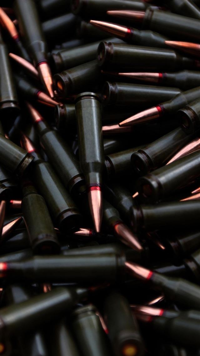 1080x1920 Military Bullet Stack -  iPhone 8 Wallpaper
