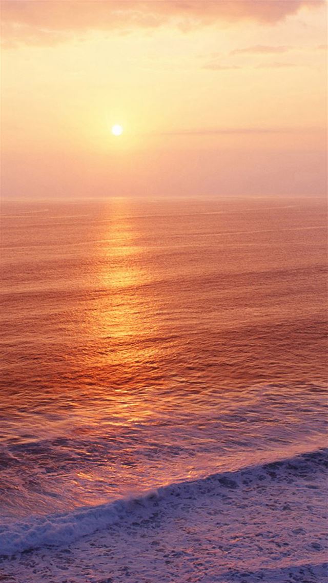 1080x1920 Nature Ocean Sunset Bubble - sunlight iPhone 8 Wallpaper