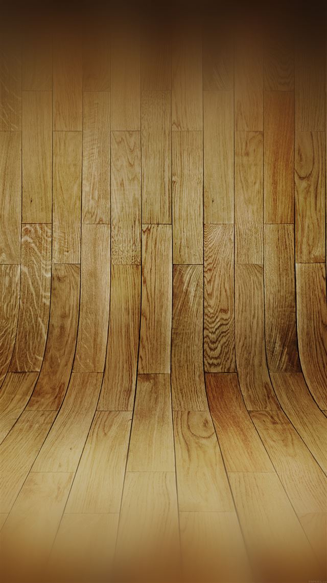 1080x1920 Curved 3D Wood Planks Texture - brown iPhone 8 Wallpaper