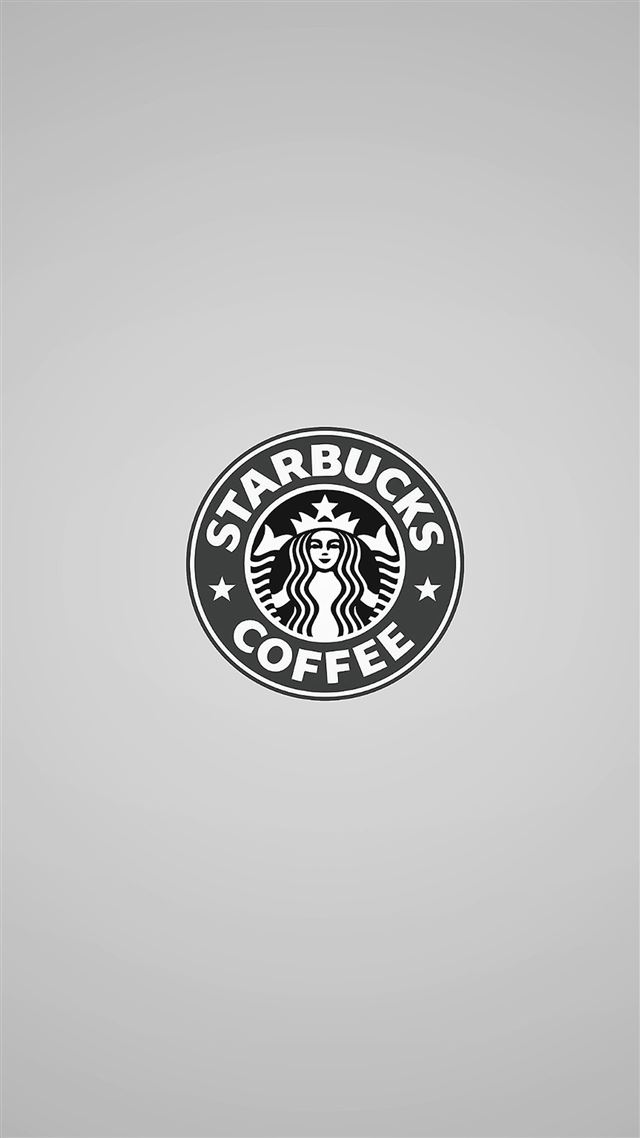 1080x1920 Simple Starbucks Coffee Logo - brown iPhone 8 Wallpaper