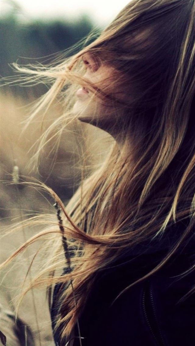 1080x1920 Beautiful Girl Face Flying Hair - face iPhone 8 Wallpaper