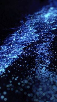 Sea Of Lights Dark Night wallpaper