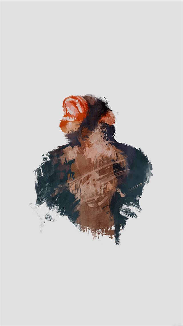 1080x1920 Ape Illust Minimal Art - painting iPhone 8 Wallpaper