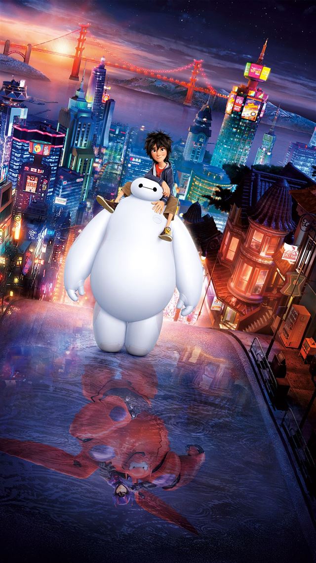 1080x1920 Big Hero 6 Movie Poster -  iPhone 8 Wallpaper