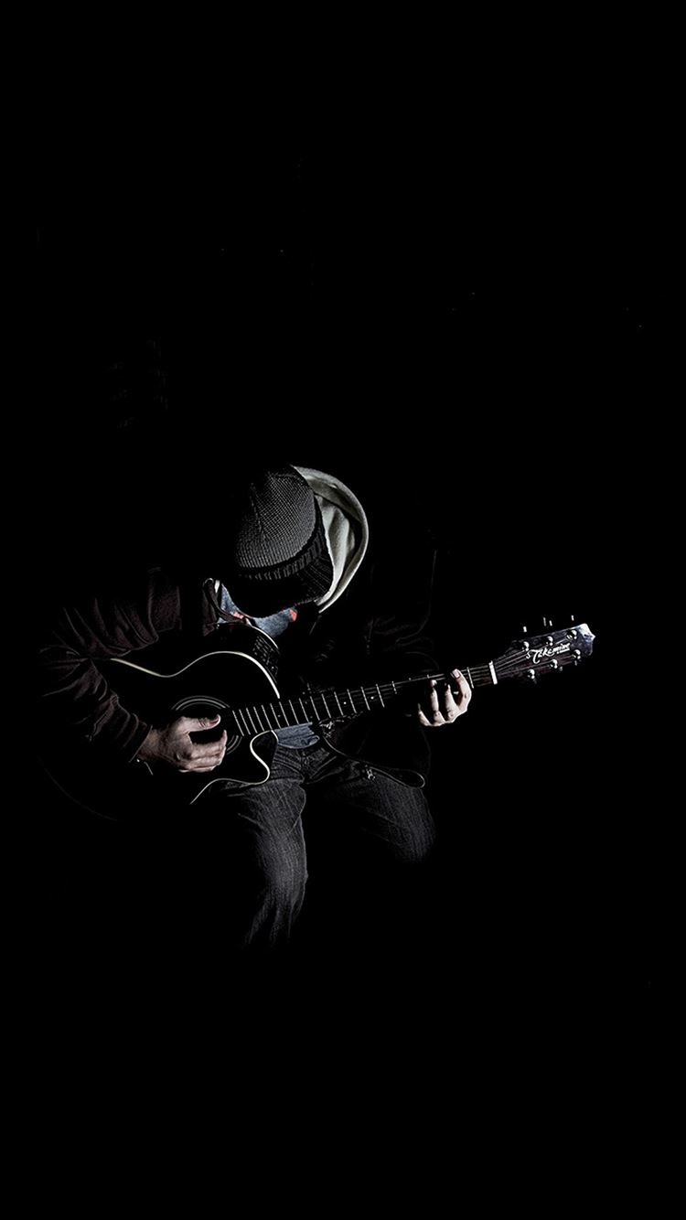 Out The Dark Guitar Player Music iPhone 8 Wallpapers Free Download