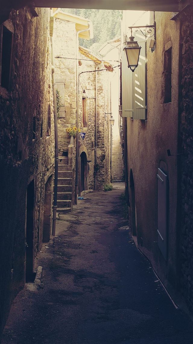 1080x1920 Nature Vintage Country Town Road - retro iPhone 8 Wallpaper