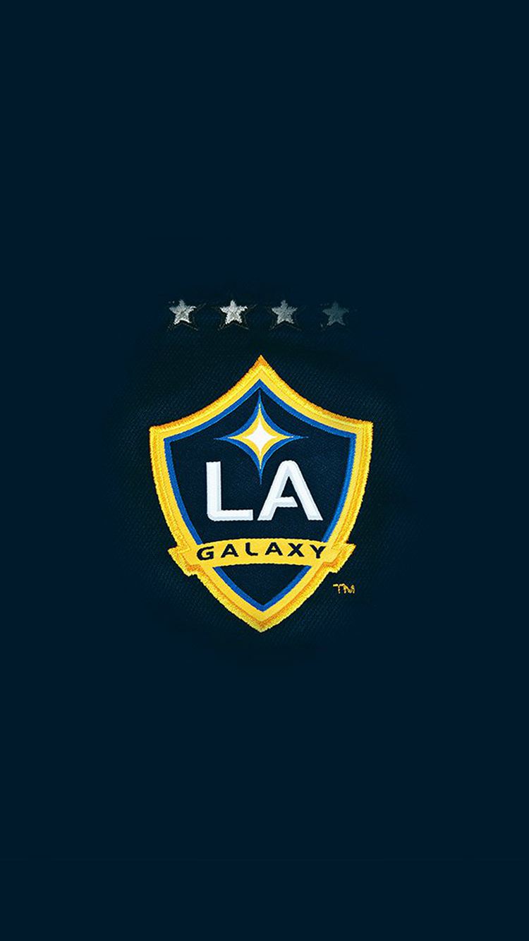 La Galaxy Logo Art Illust Iphone 8 Wallpapers Free Download