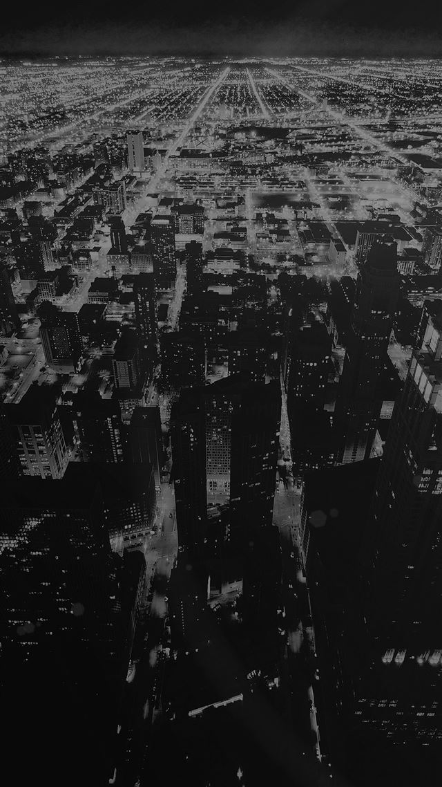1080x1920 Chicago Night Sky City Dark - night iPhone 8 Wallpaper