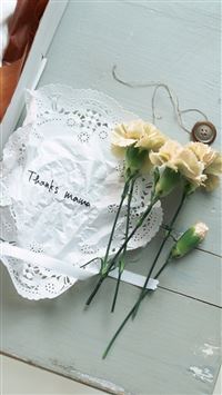 Thanks Mom Carnation Flower Pure Thanksgiving wallpaper
