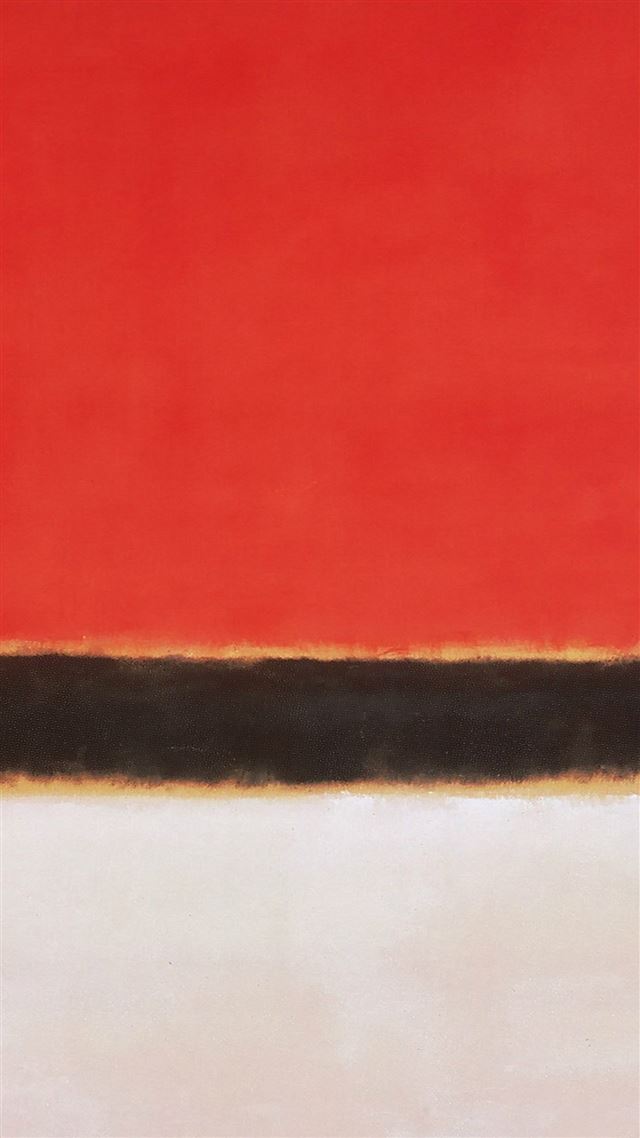 1080x1920 Red White Rothko Mark Paint Style Art Classic - mark iPhone 8 Wallpaper