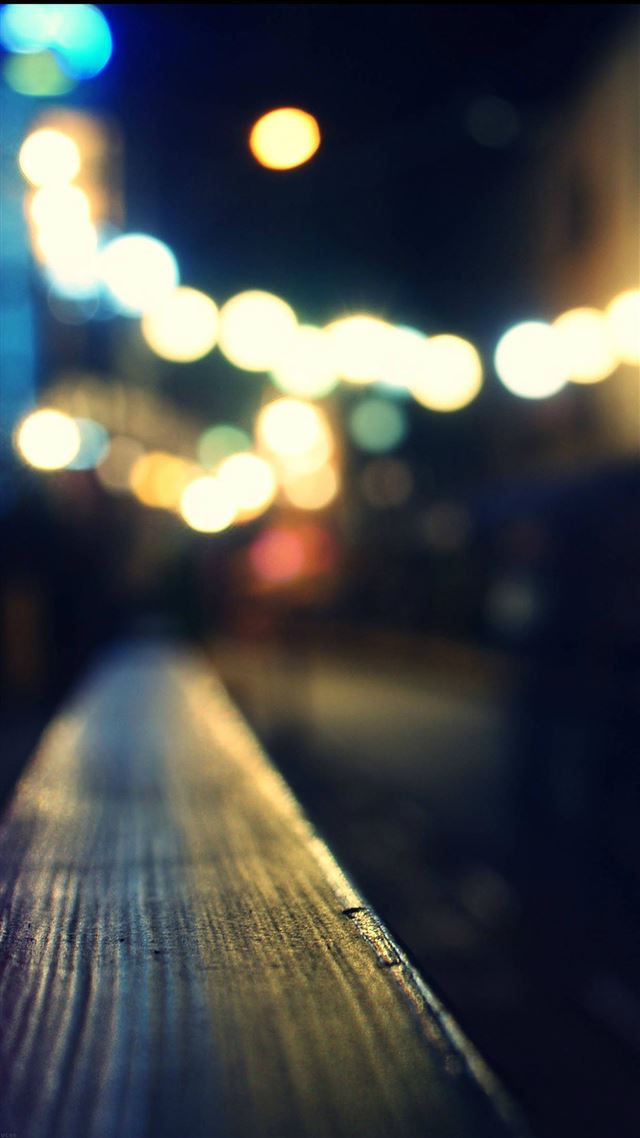 1080x1920 Bokeh Night City Neon Light - night iPhone 8 Wallpaper
