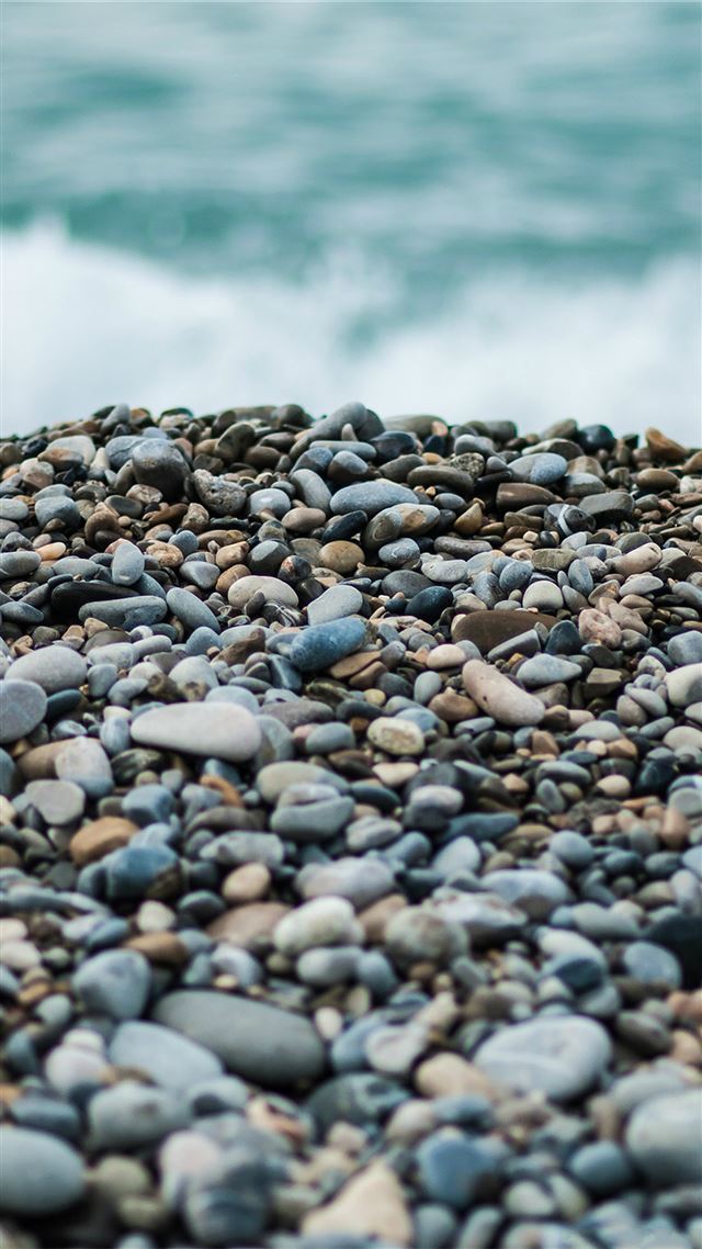 1080x1920 Nature Seaside Pebble Stone Beach - ocean iPhone 8 Wallpaper