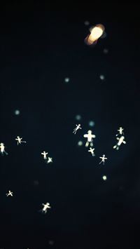 Small Paper Dark People Illust Art wallpaper