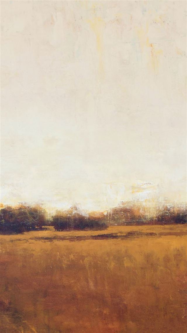 1080x1920 Classic Abstract Painting Yellow Field Pattern - wild iPhone 8 Wallpaper
