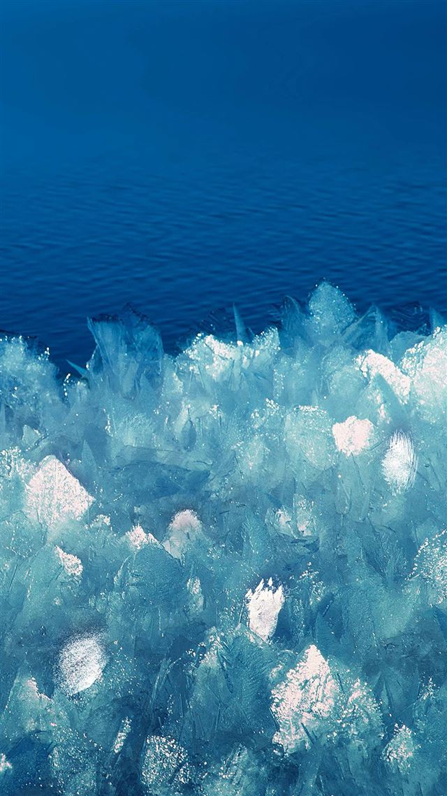 1080x1920 Abstract Crystal Lake Blue Ice Pattern Background - water iPhone 8 Wallpaper