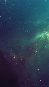 Fantasy Shiny Starry Green Nebula Starry Space Skyscape wallpaper