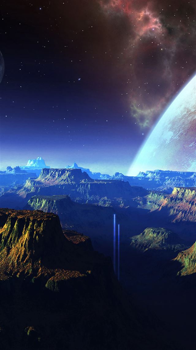 1080x1920 Nature Outer Space Mountains Skyscape - outer space iPhone 8 Wallpaper