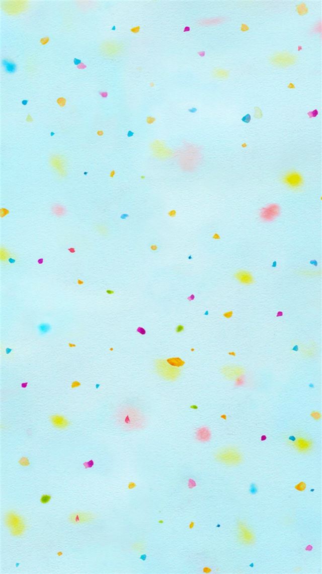 1080x1920 Pure Romantic Colorful Dot Pattern Background - blue iPhone 8 Wallpaper